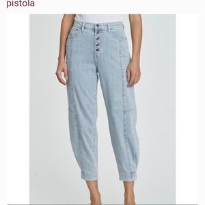 Pistola Silva Barrel/ Carrot Pant in Boulevard from anthropologie